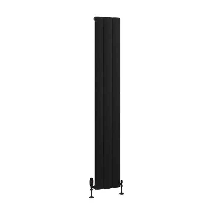 Eastbrook Tordino 1800 x 280 Aluminium Radiator Matt Black