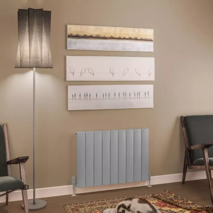Eastbrook Tordino 600 x 850 Aluminium Radiator Matt Grey
