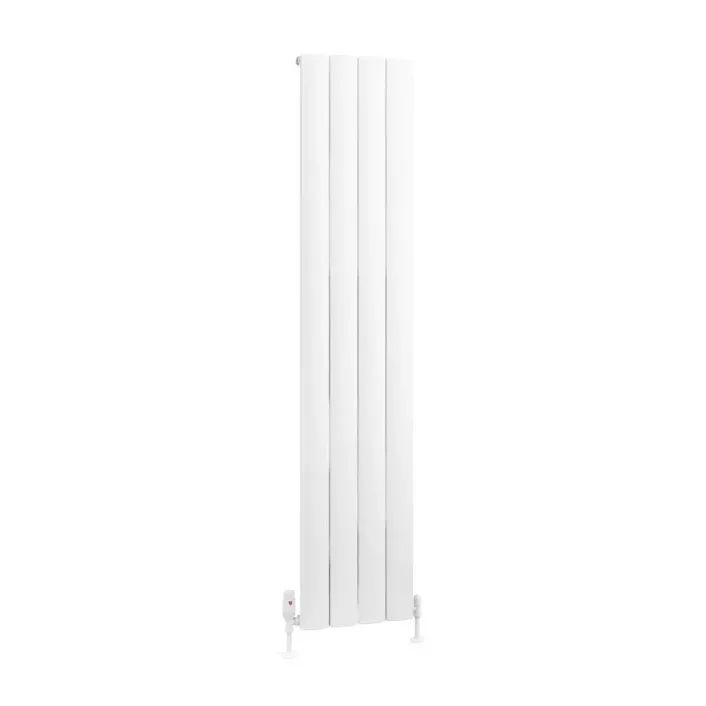 Eastbrook Tordino 1800 x 375 Aluminium Radiator Matt White