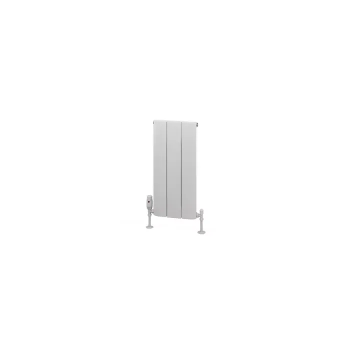 Eastbrook Withington 600 x 280 Aluminium Radiator Matt White