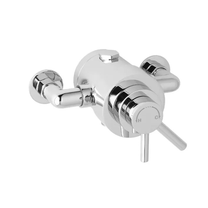 Eastbrook Exposed Thermostatic Lever Shower Valve - Chrome