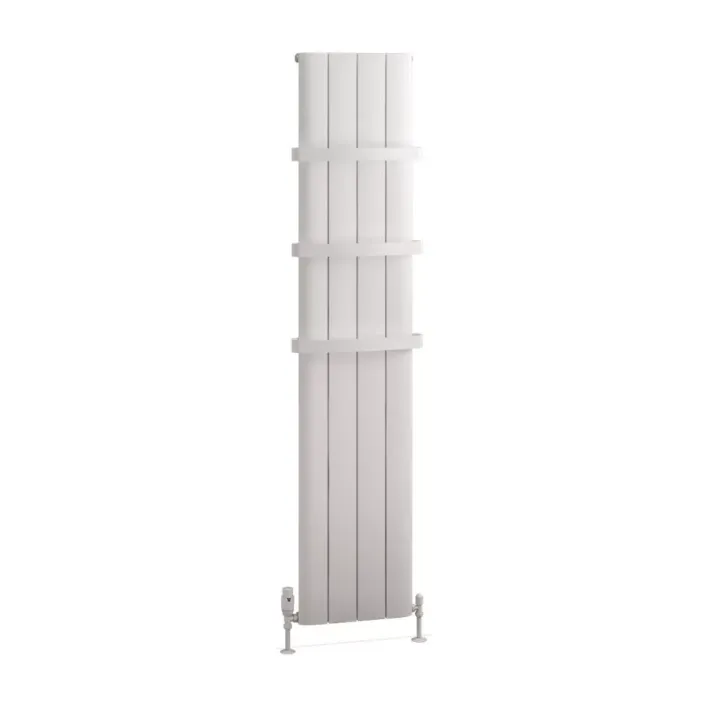 Eastbrook Withington 1800 x 375 Aluminium Radiator Matt White