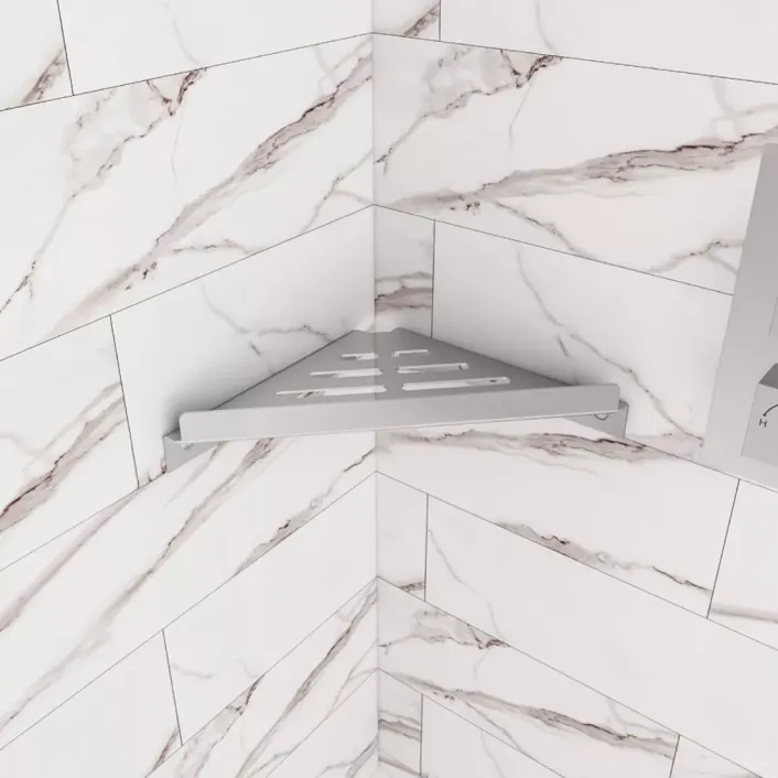 Eastbrook Tile Grout Shelf Chrome