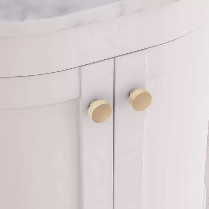 Eastbrook Lucerne Smooth Knob Handle Brushed Brass