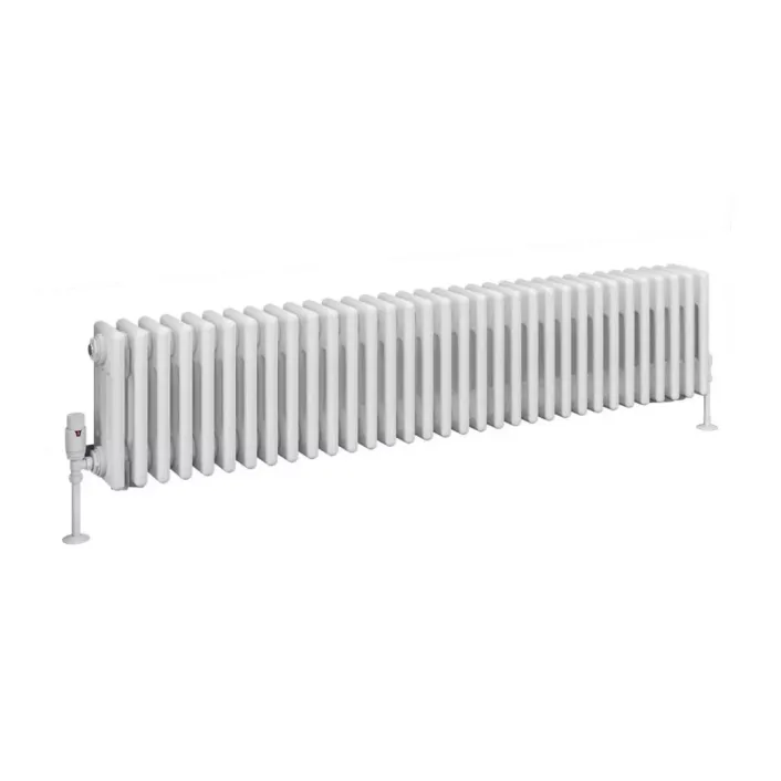 Eastbrook Rivassa 4 Column Radiator 300 x 1505mm Gloss White