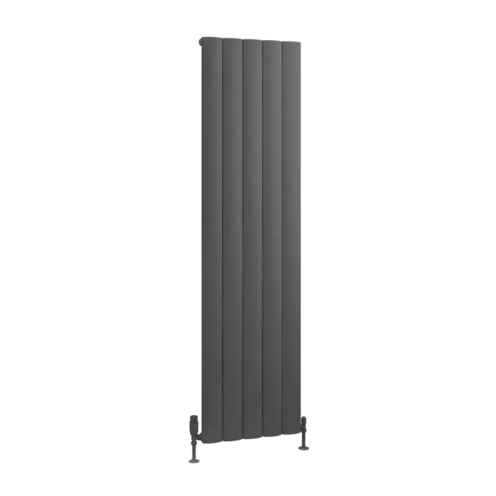 Eastbrook Tordino 1800 x 470 Aluminium Radiator Matt Anthracite