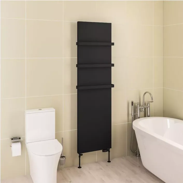 Eastbrook Wingrave 1800 x 510 Flat Panel Radiator Matt Black
