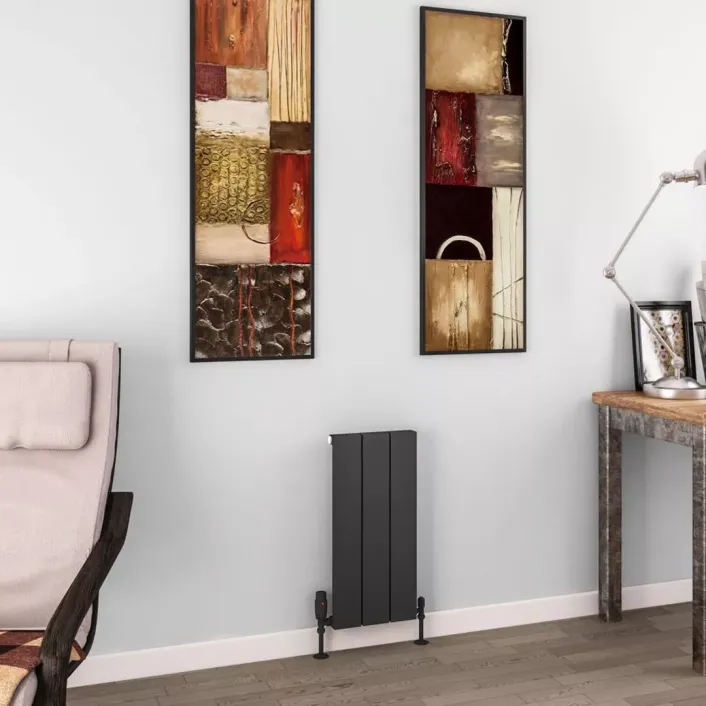 Eastbrook Charlton 600 x 280 Aluminium Radiator Matt Anthracite