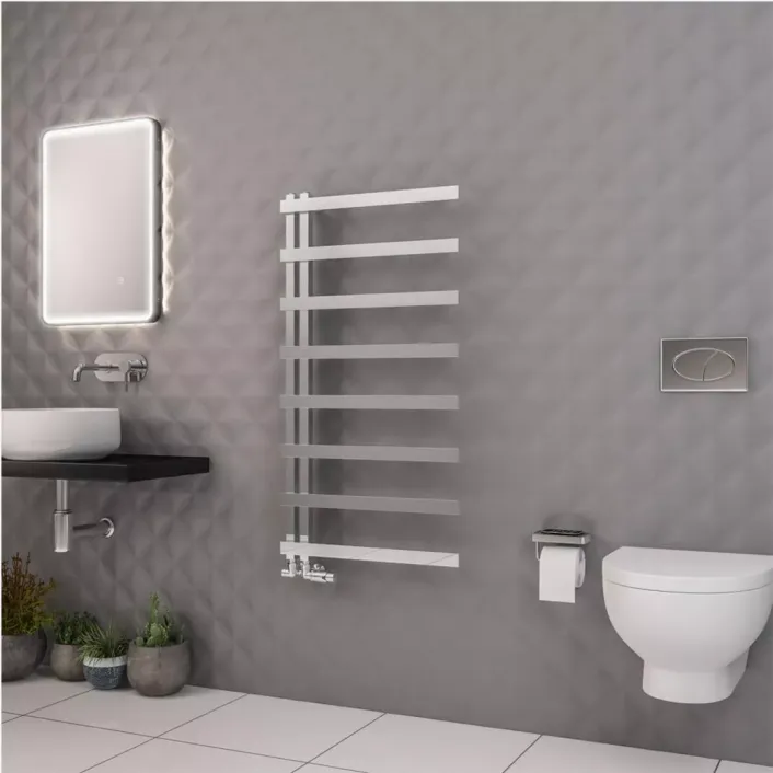 Eastbrook Platani 1150 x 600mm Towel Rail Chrome