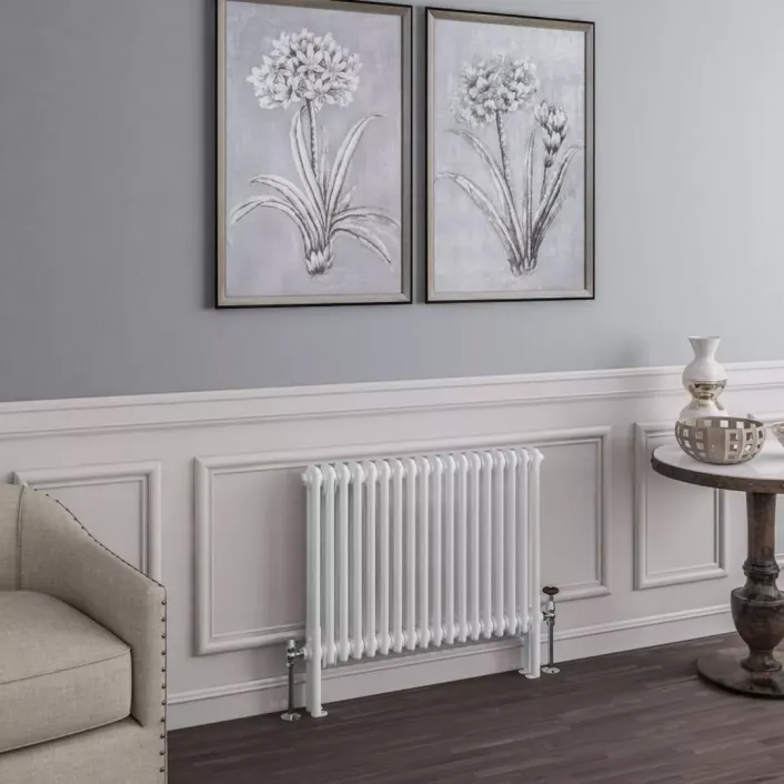 Eastbrook Imperia 2 Column Radiator 600 x 830mm Gloss White