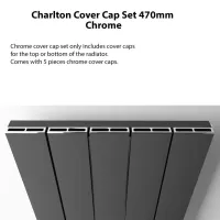 Eastbrook Charlton Cover Cap Set 470mm Chrome