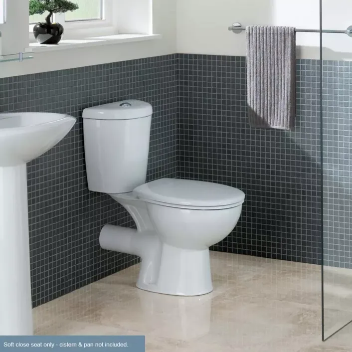 Eastbrook Loire Soft Close Toilet Seat - White