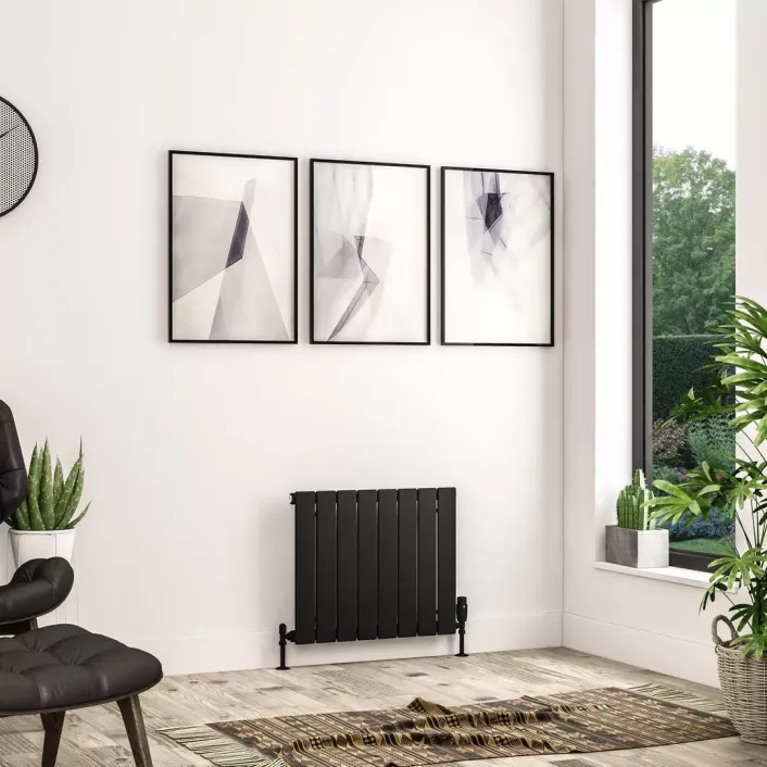 Eastbrook Addington II Radiator 500 x 596 Type10 Matt Black