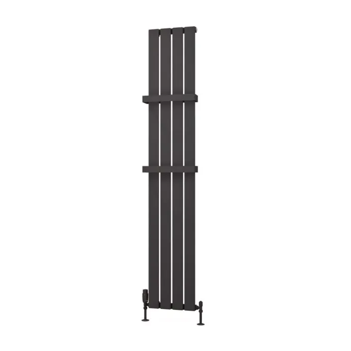 Eastbrook Deddington Vertical 310mm Towel Hanger Matt Anthracite