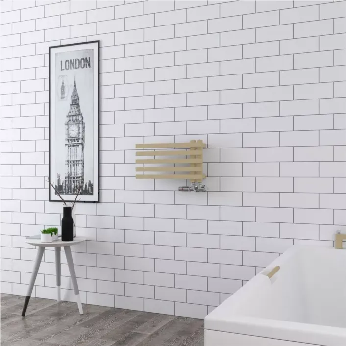 Eastbrook Reinbach 290 x 500mm Towel Rail Matt Cappuccino