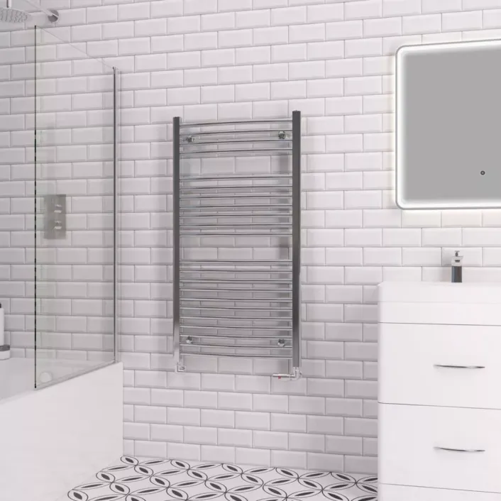 Eastbrook Curved Biava Multirail 1118 x 600 Chrome