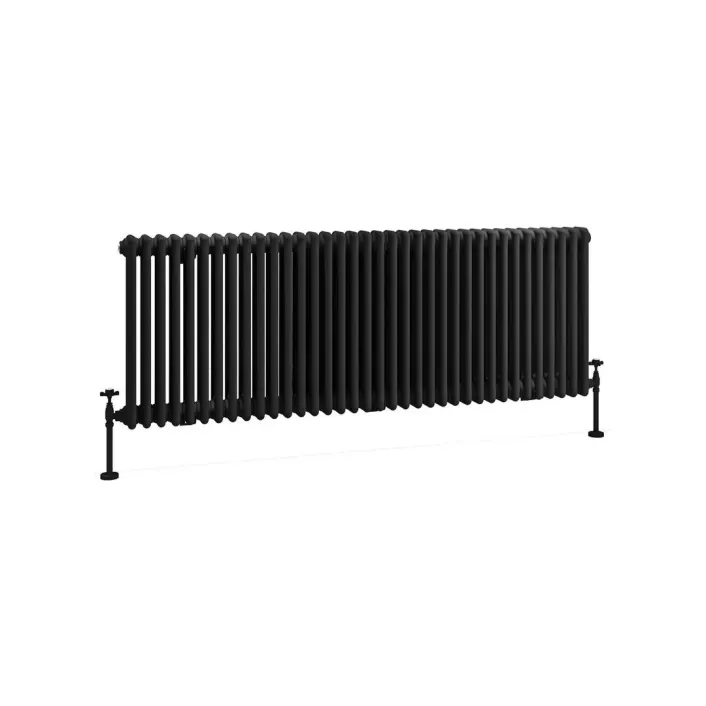Eastbrook Imperia 3 Column Radiator 600 x 1640mm Matt Black