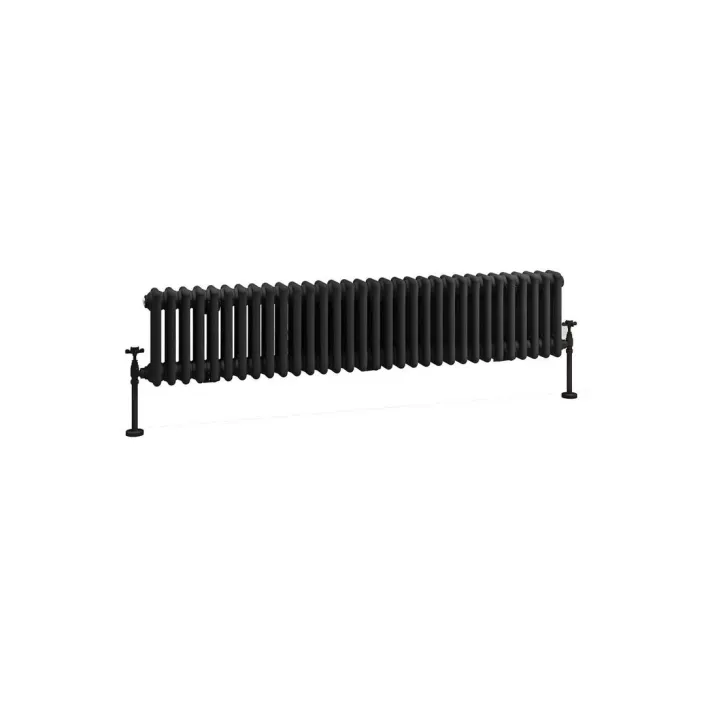 Eastbrook Imperia 3 Column Radiator 300 x 1460mm Matt Black