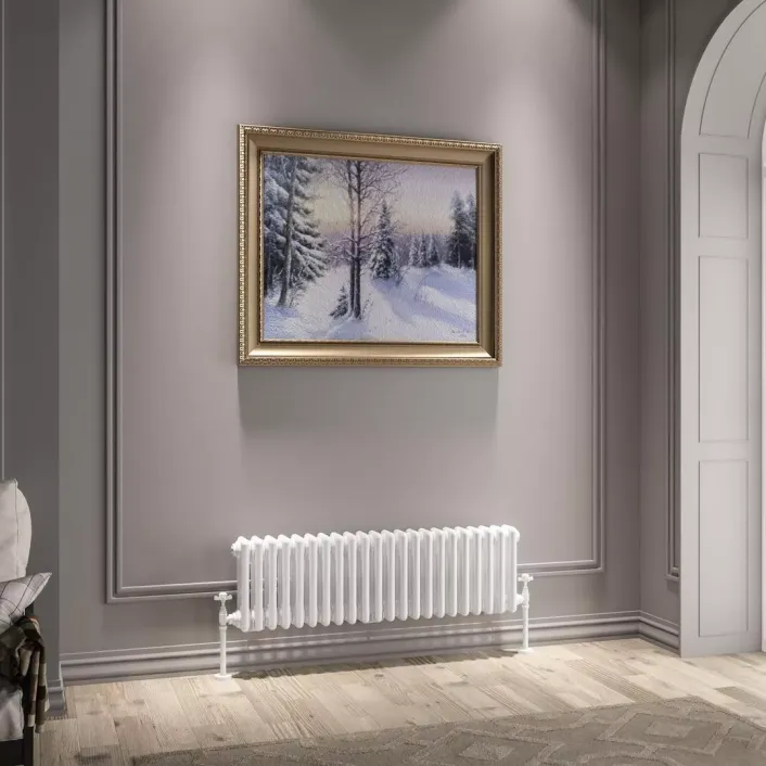 Eastbrook Imperia 3 Column Radiator 300 x 1010mm Gloss White