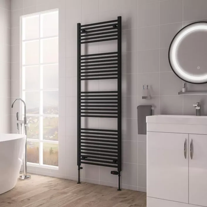 Eastbrook Biava Multirail HV Straight 1720 x 600mm Matt Black