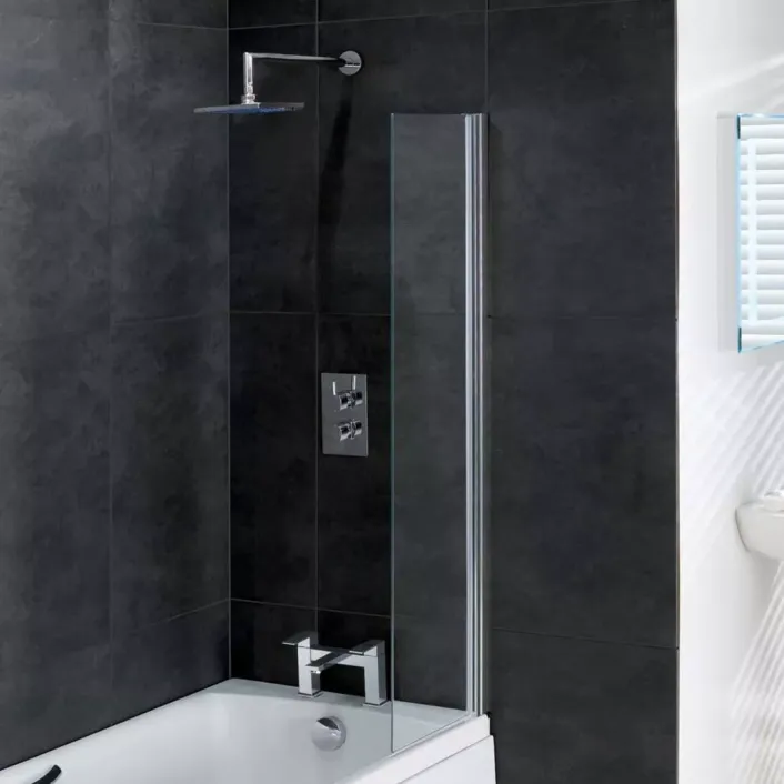Eastbrook Bathguard 6mm 1400 x 300mm Bath Screen - Chrome