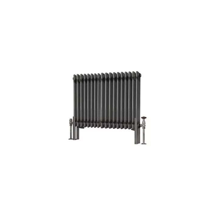 Eastbrook Imperia 3 Column Radiator 600 x 830mm Bare Metal