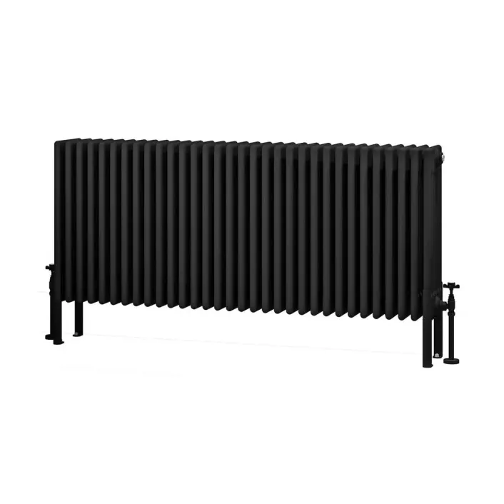 Eastbrook Imperia 6 Column Radiator 600 x 1460mm Matt Black