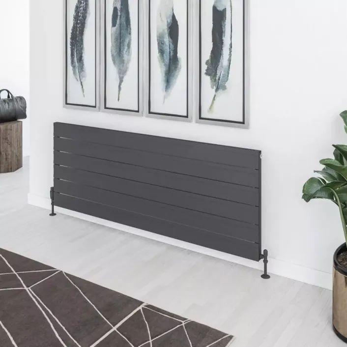 Eastbrook Berkeley 603 x 1600 Aluminium Radiator Matt Anthracite