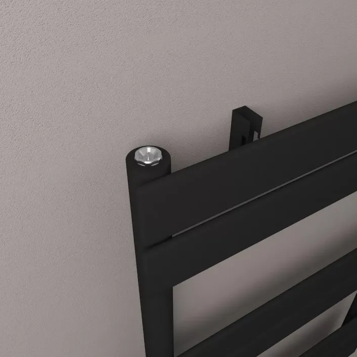 Eastbrook Addington II Towel Rail 790 x 600 Type10 Matt Black