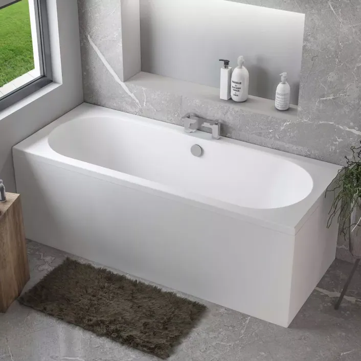 Eastbrook Beaufort 1700x560mm Front Panel Matt White