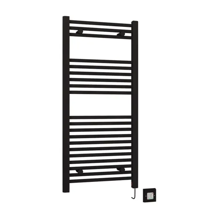 Eastbrook Biava Dry Element Towel Rail 1100x500mm On/Off Bt. Matt Black