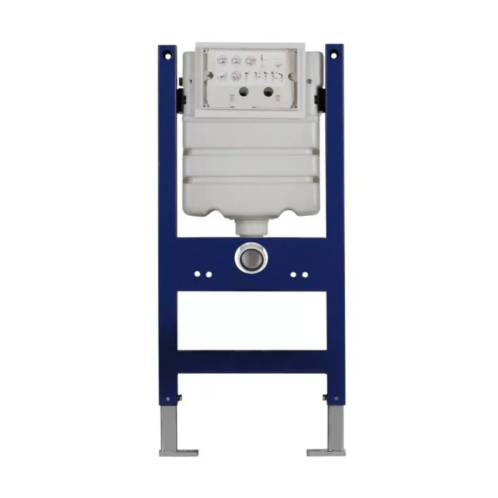 Eastbrook Hidden / Concealed Wall Hung Cistern and Blue Frame 795mm x 400mm