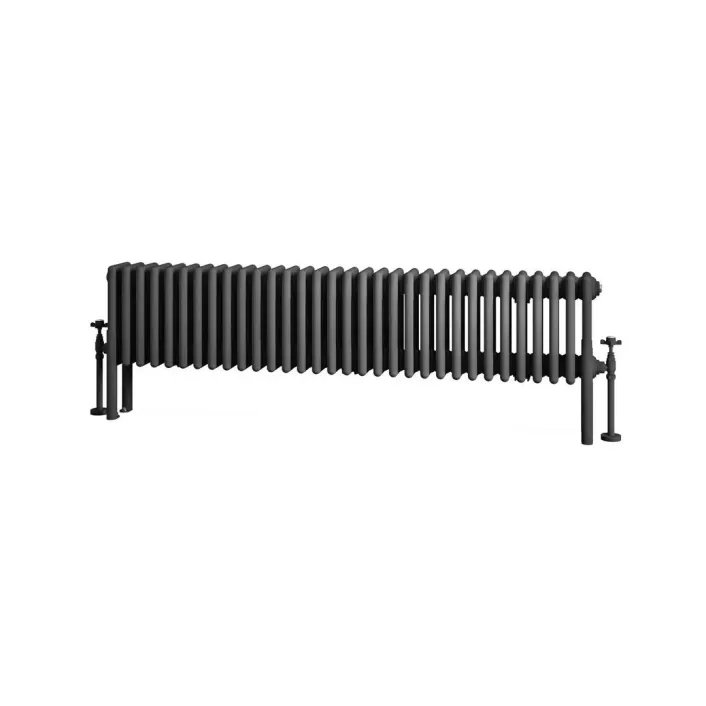 Eastbrook Imperia 4 Column Radiator 300 x 1460mm Matt Anthracite
