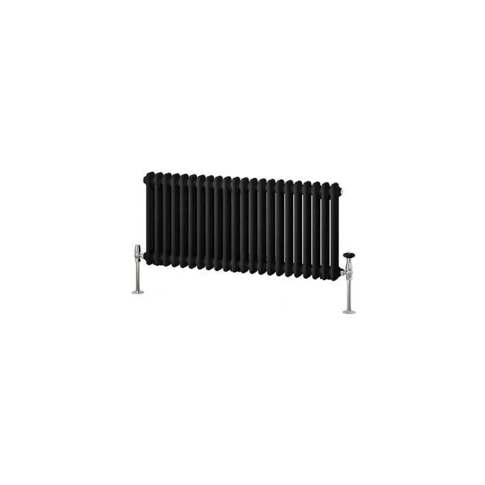 Eastbrook Imperia 2 Column Radiator 450 x 1010mm Matt Black