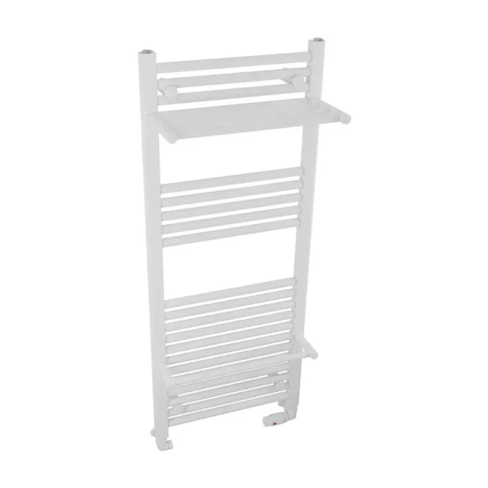 Eastbrook Haddenham Designer Towel Rail 1200x500mm Matt White