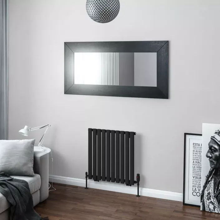 Eastbrook Tunstall 600 x 589 Radiator Matt Black