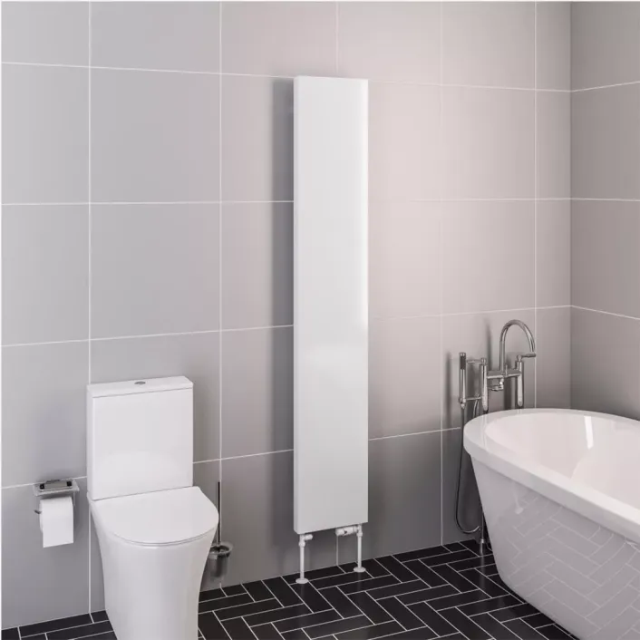 Eastbrook Wingrave 1800 x 310 Flat Panel Radiator Gloss White