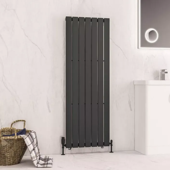Eastbrook Warrington 1500 x 528 Radiator Type10 Matt Anthracite