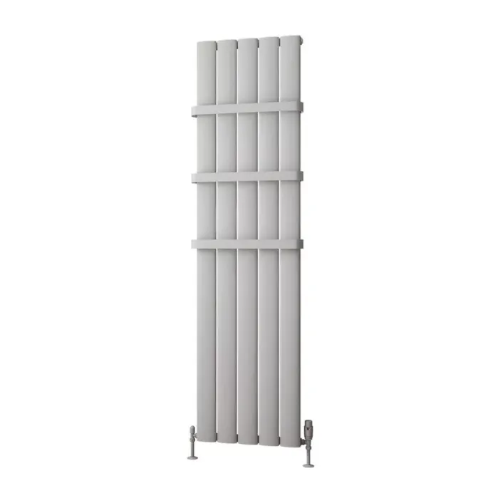 Eastbrook Malmesbury 1800 x 470 Aluminium Radiator Matt Grey