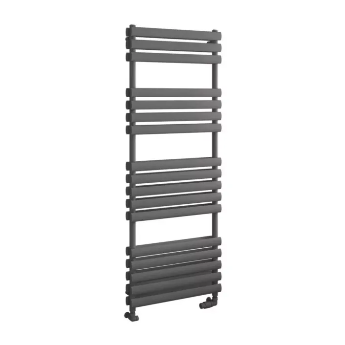 Eastbrook Tunstall Double 1600 x 600 Towel Rail Matt Anthracite