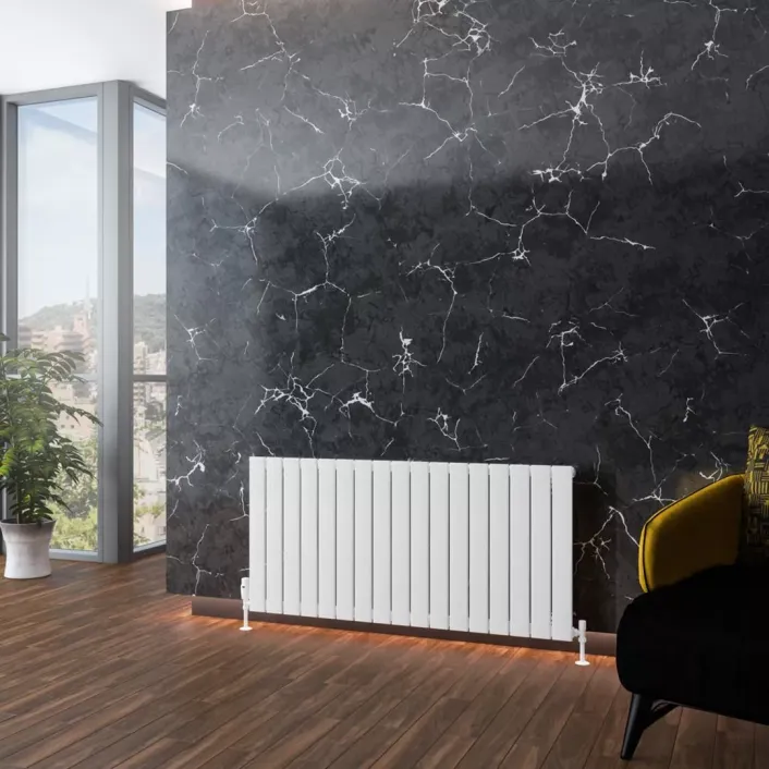 Eastbrook Addington Aluminium 600 x 1254 Radiator Type10 Gloss White