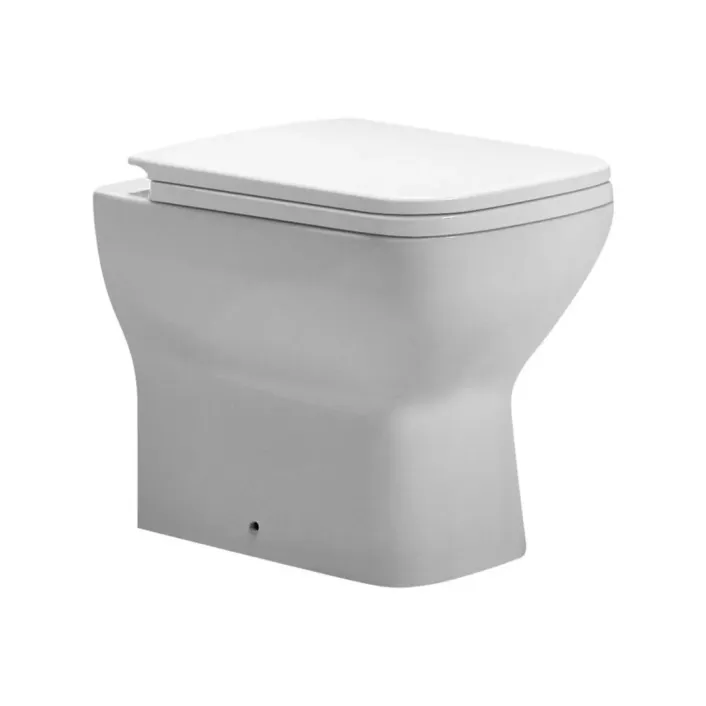 Eastbrook Wingrave II Back To Wall WC Pan with Fixings - White