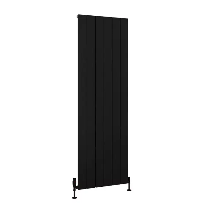 Eastbrook Charlton 1800 x 565 Aluminium Radiator Matt Black
