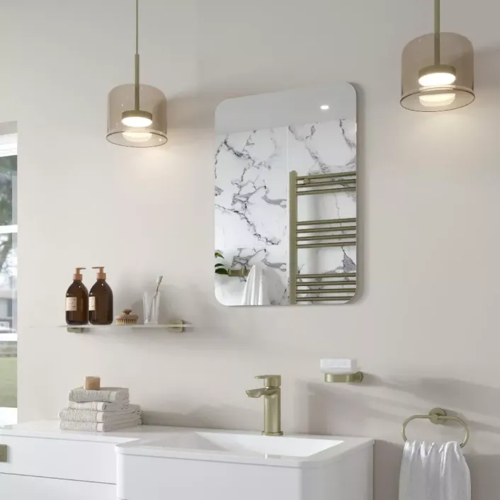 Eastbrook Verzino 700x500mm Square Plain Mirror