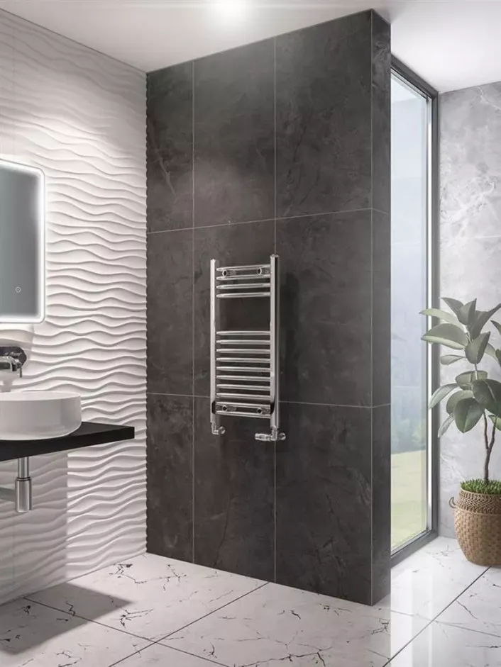 Eastbrook Wingrave 800 x 400 Straight Multirail Chrome