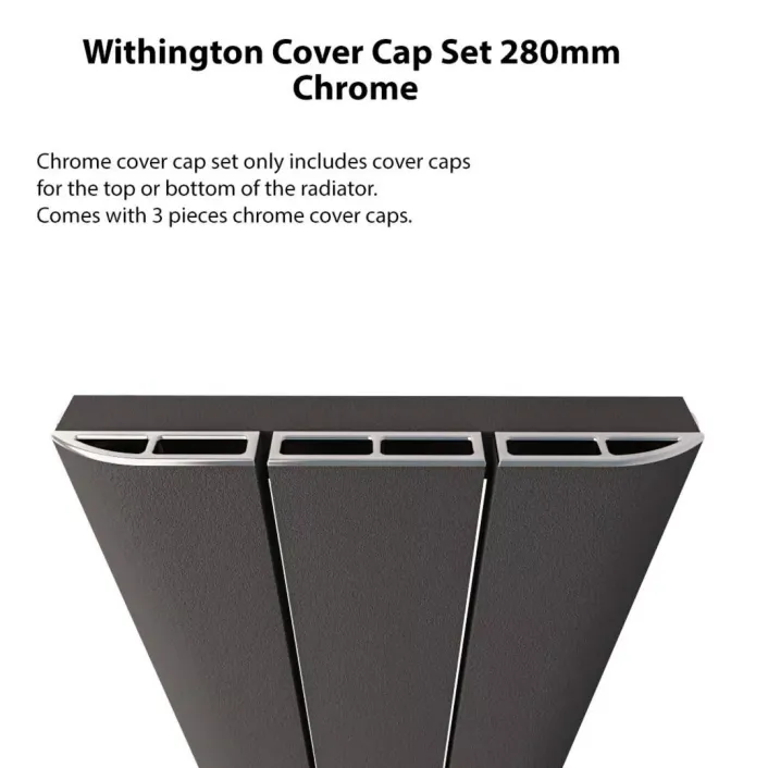 Eastbrook Withington Cover Cap Set 280mm Chrome