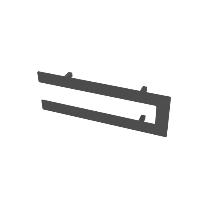 Eastbrook Addington Double Flat Style Towel Hanger 440mm Matt Anthracite