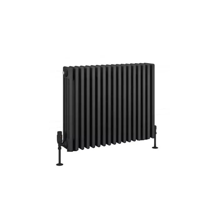 Eastbrook Rivassa 4 Column Radiator 600 x 785mm Matt Anthracite