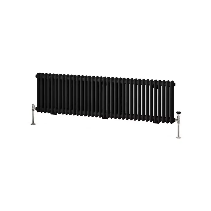 Eastbrook Imperia 2 Column Radiator 450 x 1460mm Matt Black