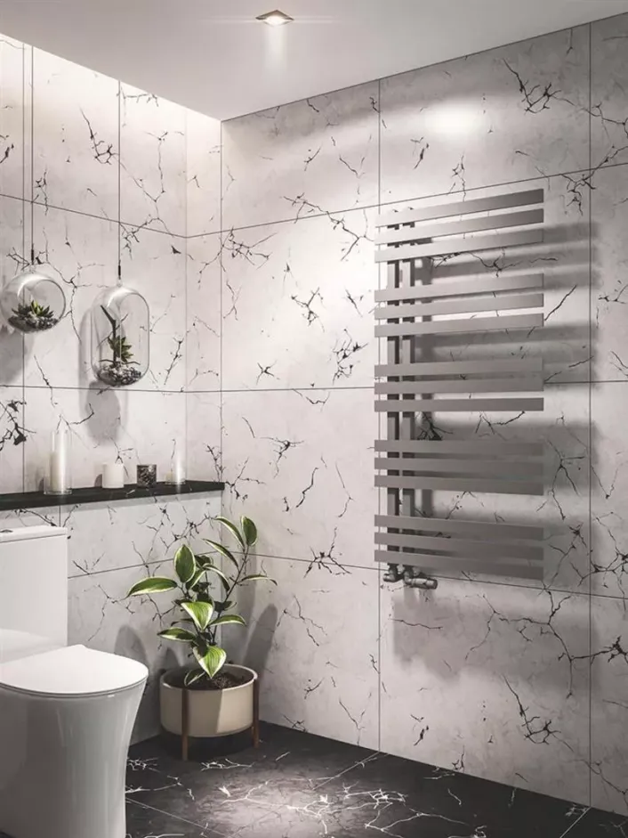 Eastbrook Hurley 1200 x 600 Towel Rail Matt Grey